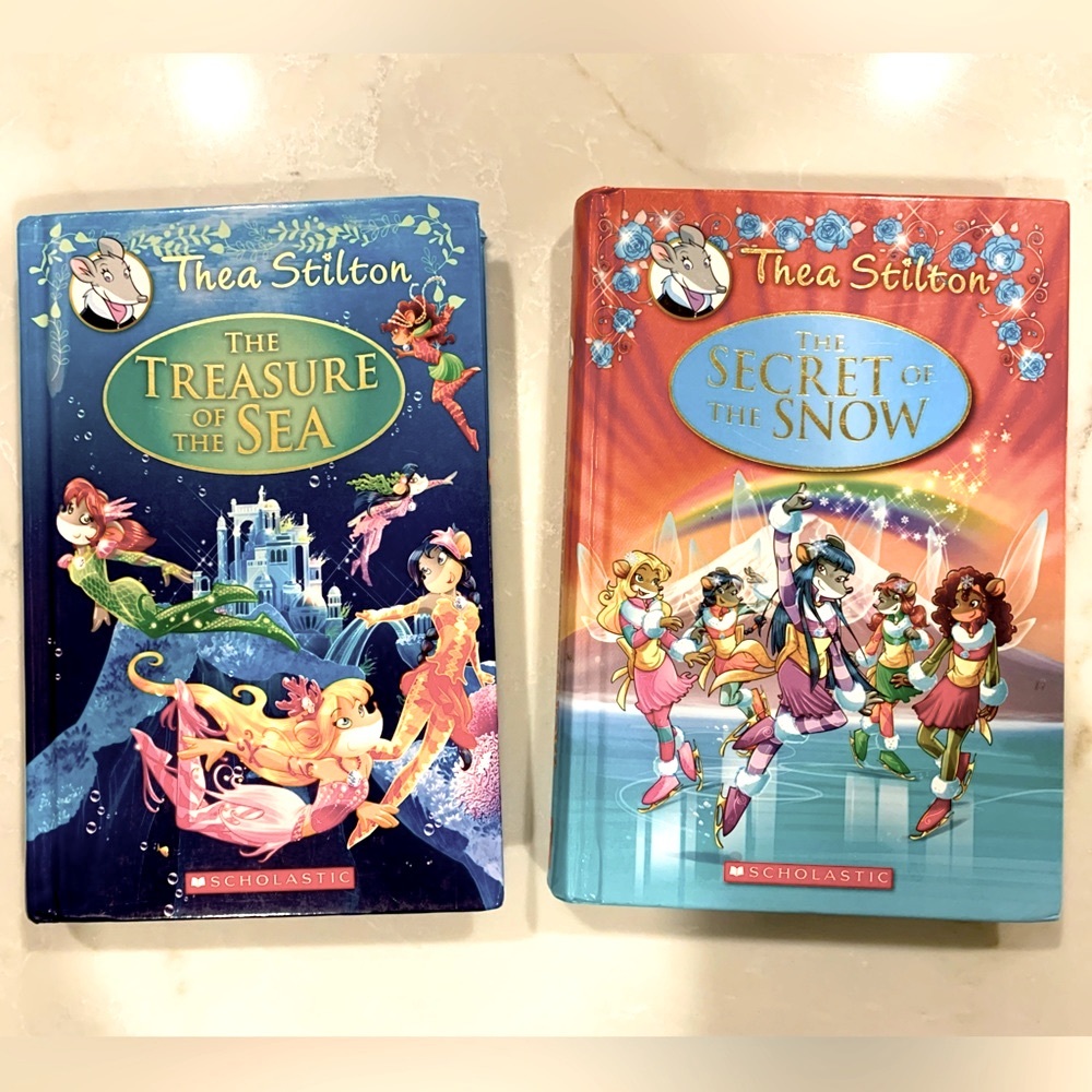 2 Thea Stilton hardcover books